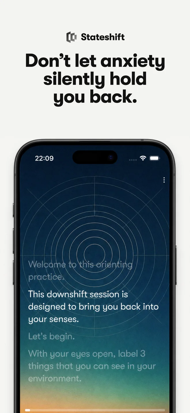Stateshift Recenter App Store screenshot