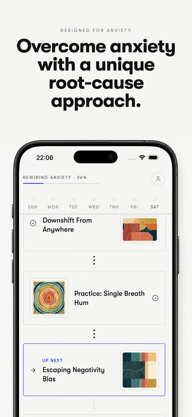 Stateshift Rewiring Anxiety Journey App Store screenshot